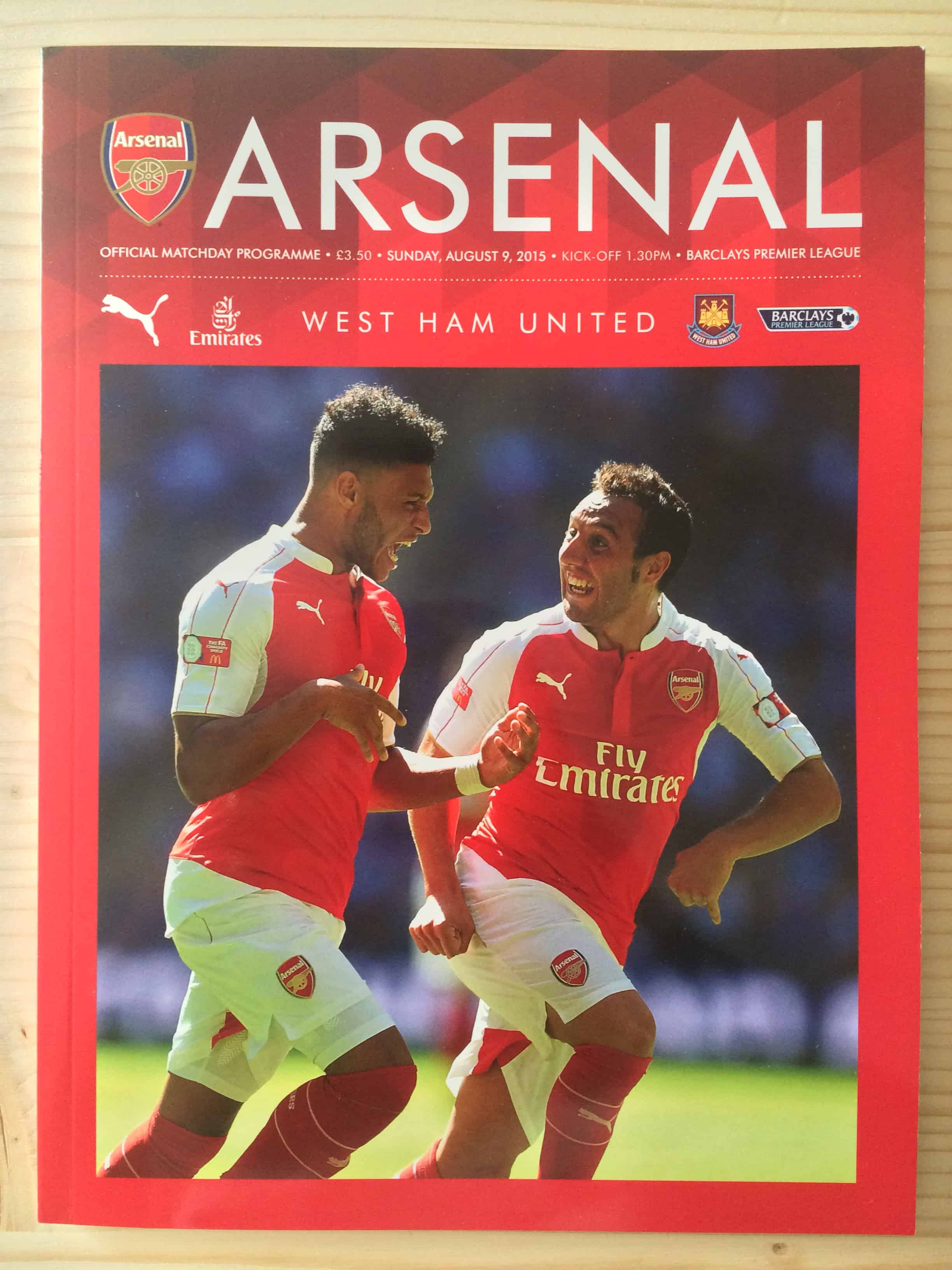 Arsenal FC v West Ham United FC